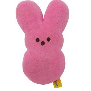 Commonwealth Toys Peeps Bunny Rabbit Pink Stuffed Animal Plush‎ Toy 7"